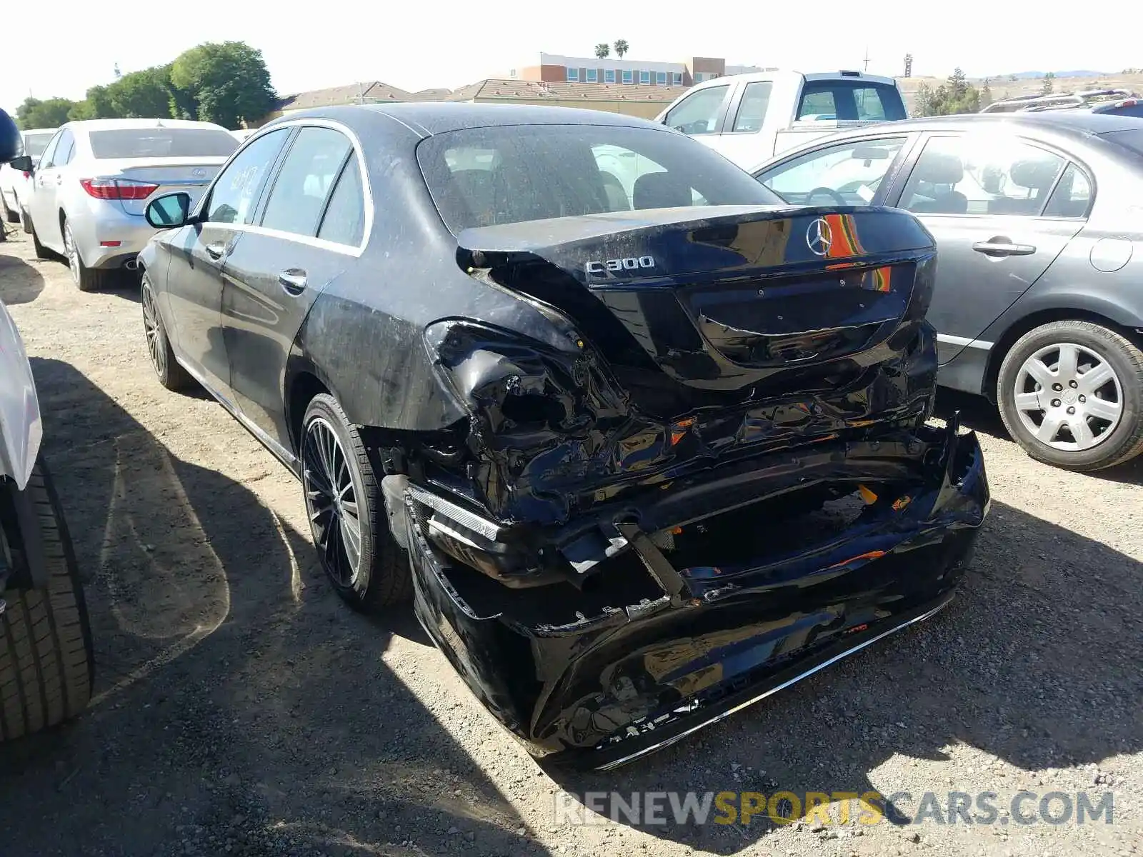 3 Photograph of a damaged car W1KWF8DB7MR605417 MERCEDES-BENZ C CLASS 2021