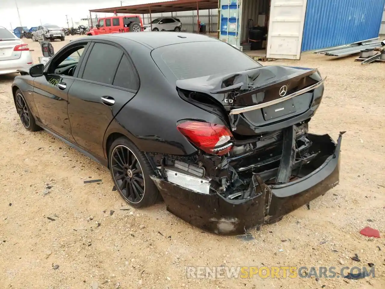 3 Photograph of a damaged car W1KWF8DB7MR612643 MERCEDES-BENZ C-CLASS 2021