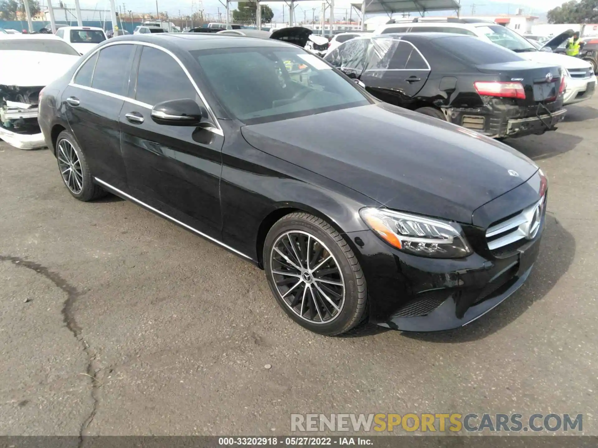 1 Photograph of a damaged car W1KWF8DB7MR614974 MERCEDES-BENZ C-CLASS 2021