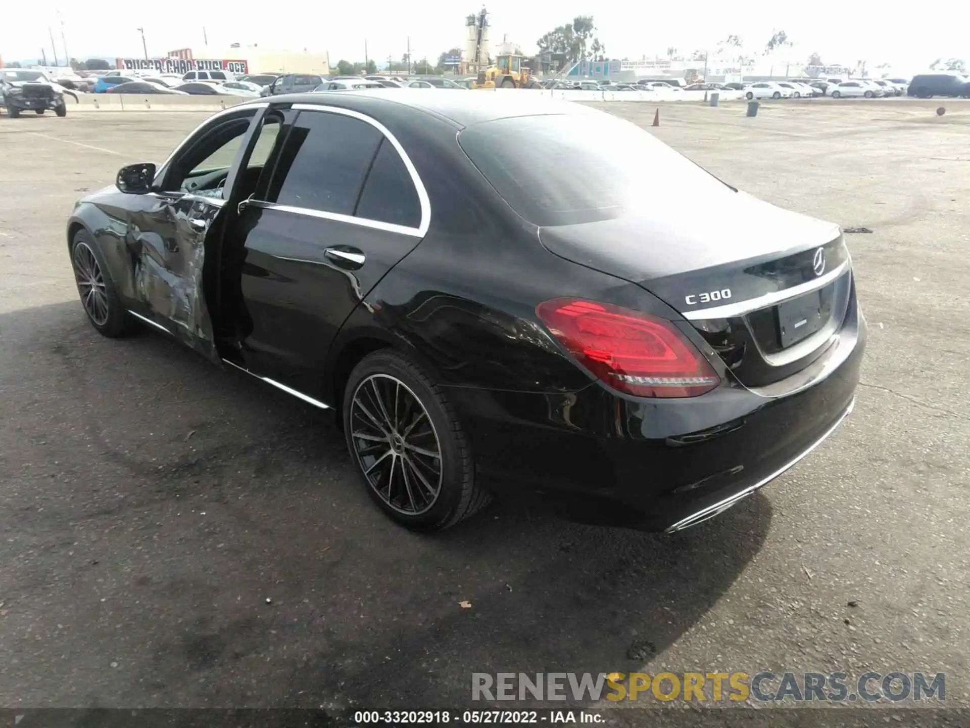 3 Photograph of a damaged car W1KWF8DB7MR614974 MERCEDES-BENZ C-CLASS 2021