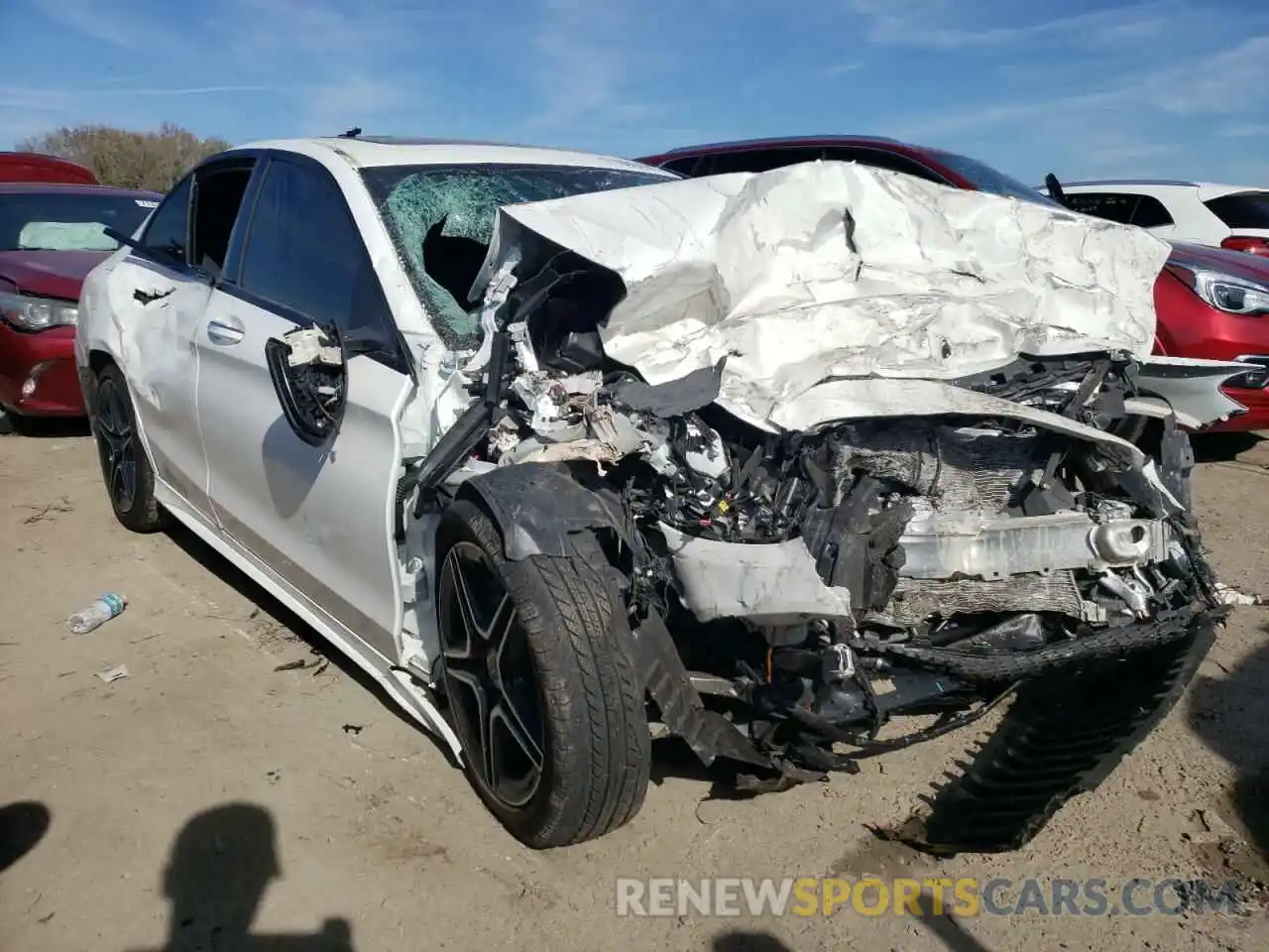 1 Photograph of a damaged car W1KWF8DB7MR615008 MERCEDES-BENZ C-CLASS 2021