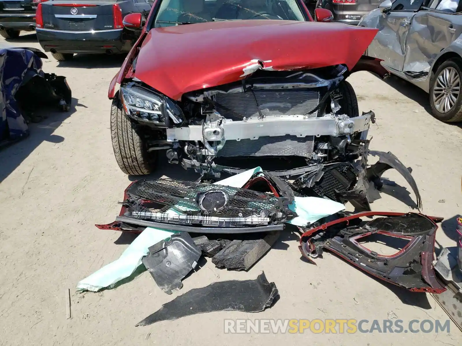 9 Photograph of a damaged car W1KWF8DB7MR616207 MERCEDES-BENZ C CLASS 2021