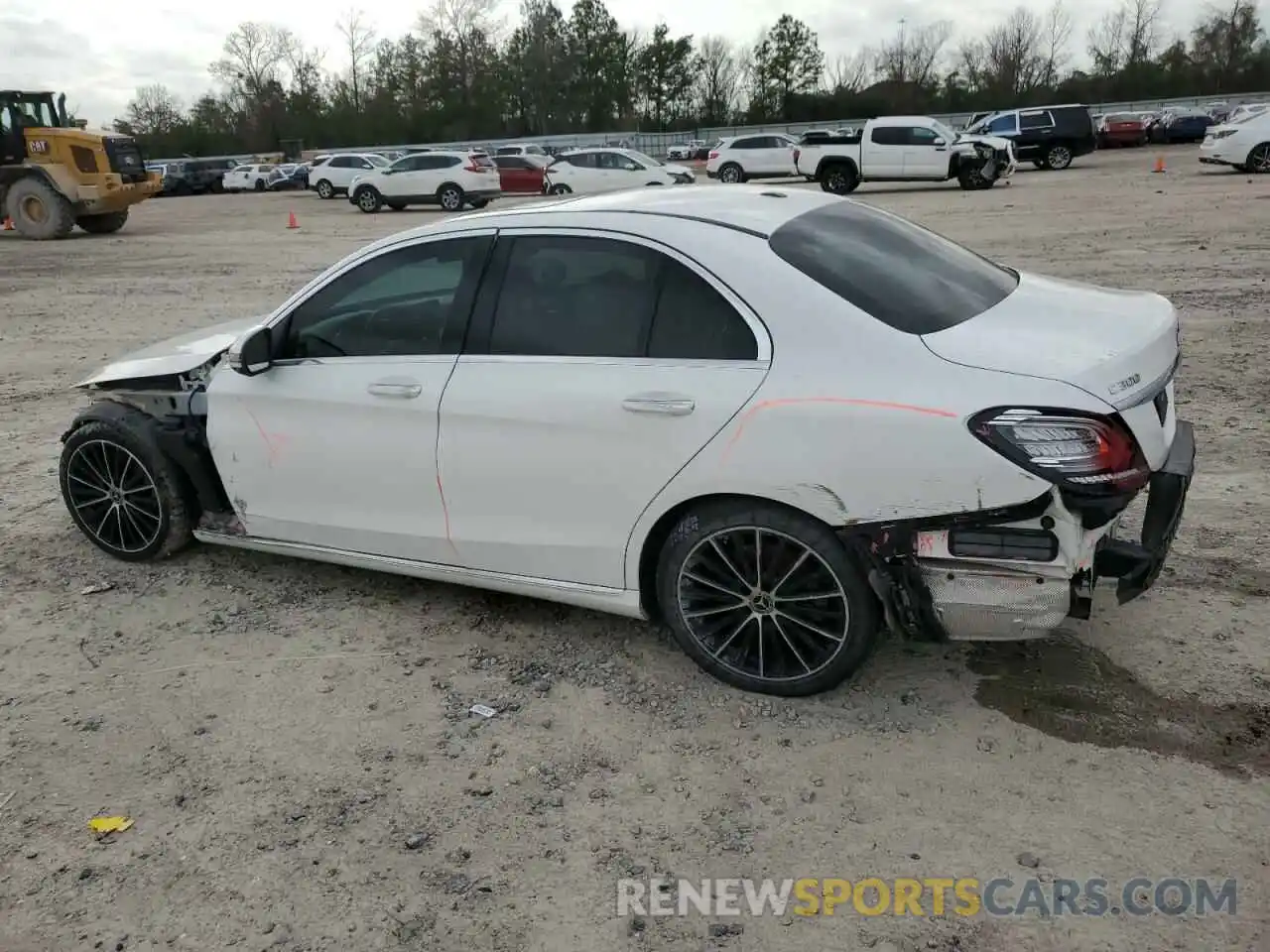 2 Photograph of a damaged car W1KWF8DB7MR616420 MERCEDES-BENZ C-CLASS 2021