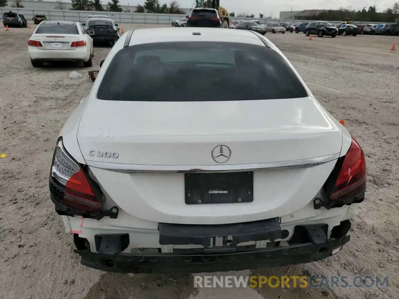 6 Photograph of a damaged car W1KWF8DB7MR616420 MERCEDES-BENZ C-CLASS 2021