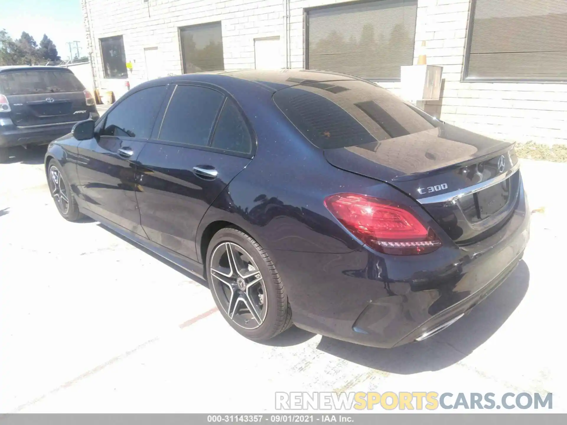 3 Photograph of a damaged car W1KWF8DB7MR616613 MERCEDES-BENZ C-CLASS 2021