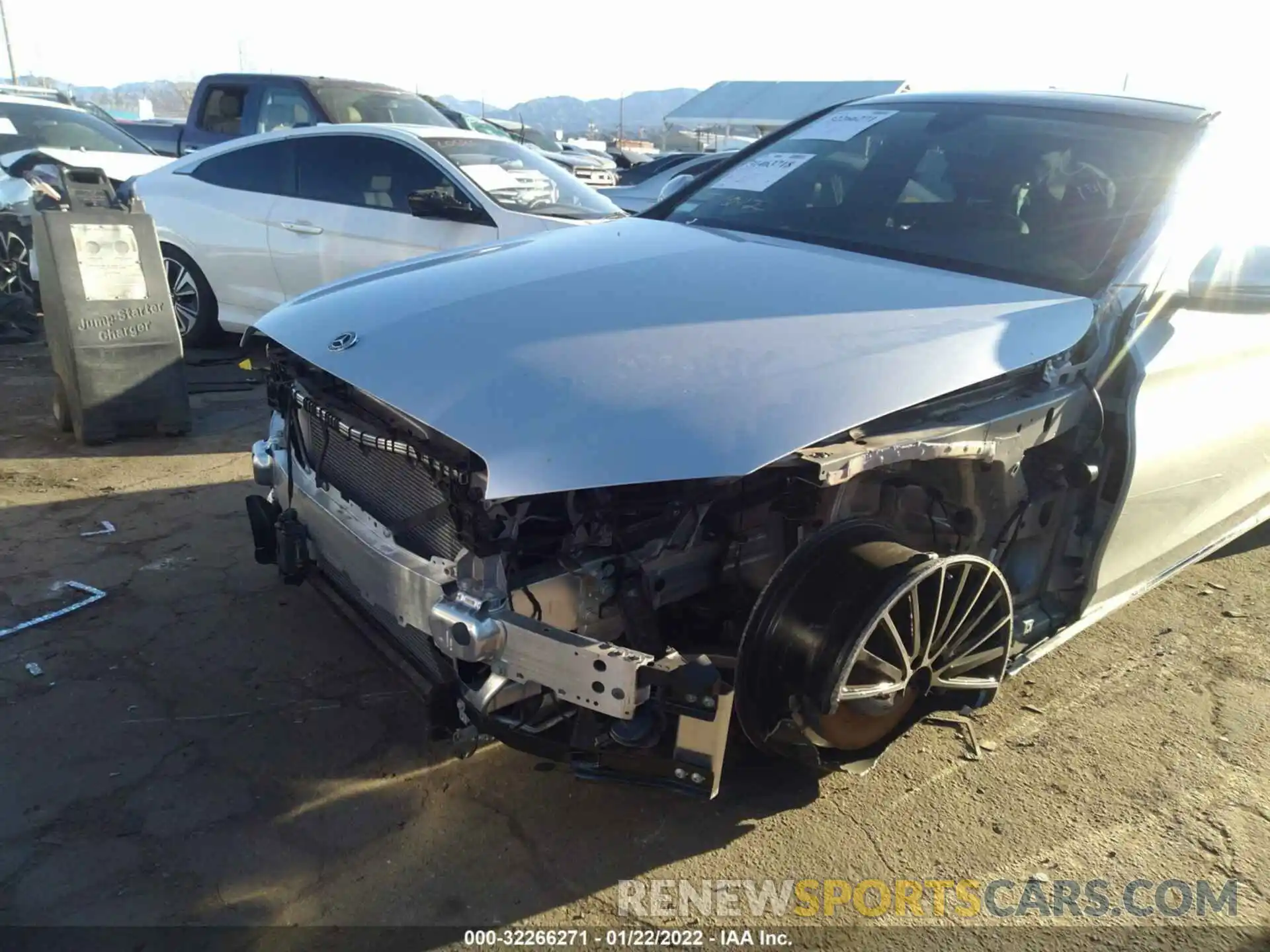 6 Photograph of a damaged car W1KWF8DB7MR625974 MERCEDES-BENZ C-CLASS 2021