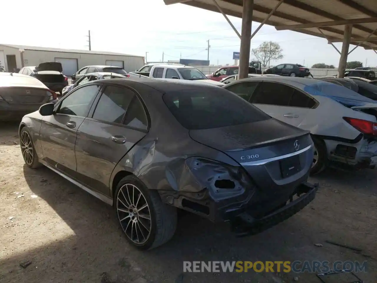 3 Photograph of a damaged car W1KWF8DB7MR629345 MERCEDES-BENZ C-CLASS 2021