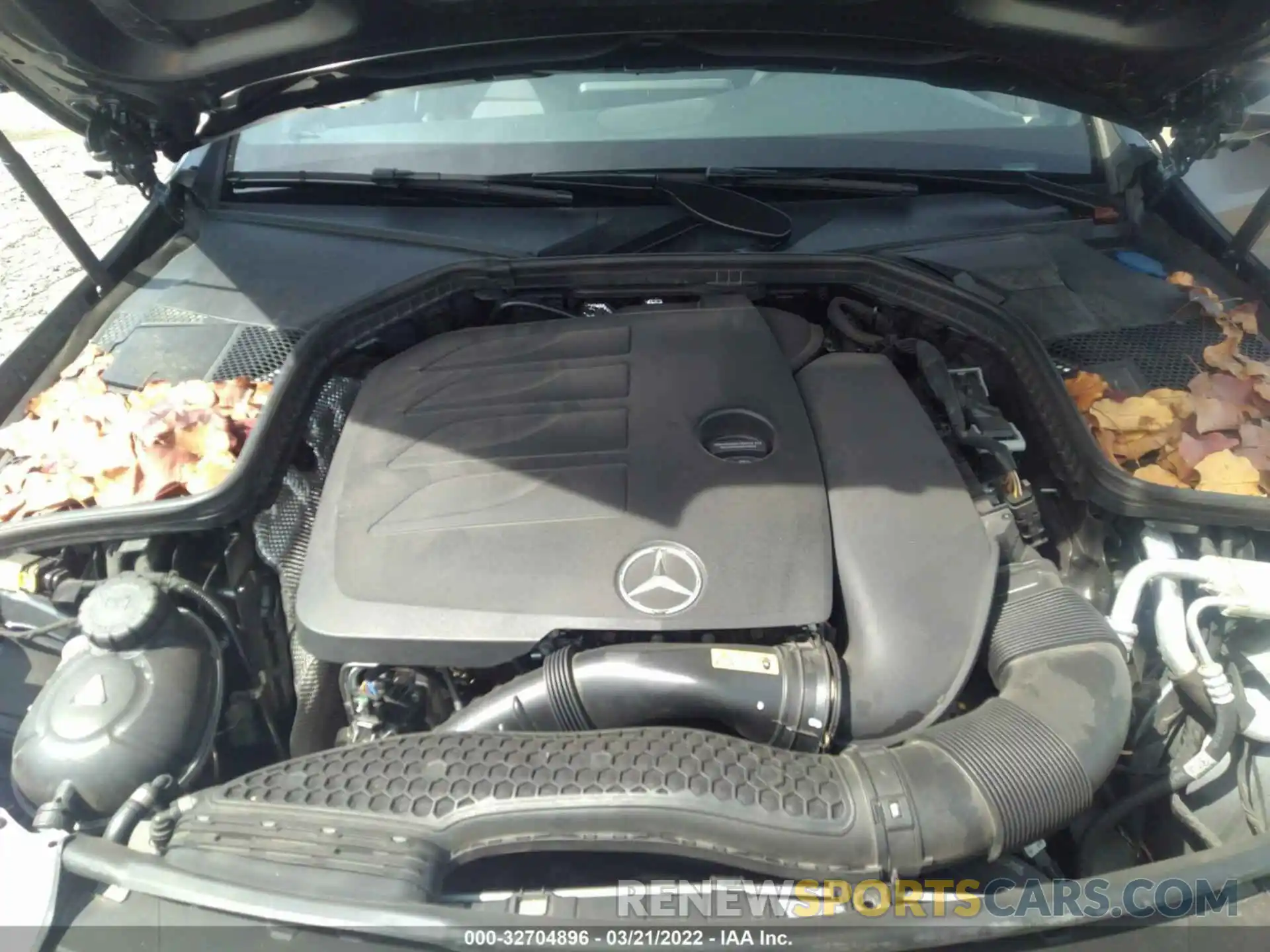 10 Photograph of a damaged car W1KWF8DB7MR632116 MERCEDES-BENZ C-CLASS 2021