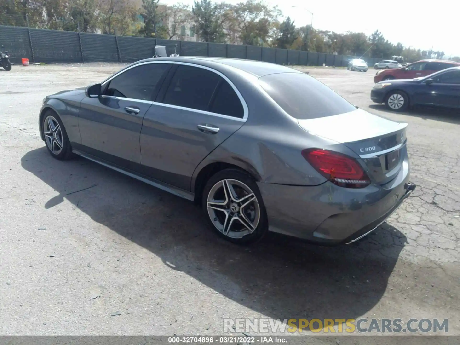 3 Photograph of a damaged car W1KWF8DB7MR632116 MERCEDES-BENZ C-CLASS 2021