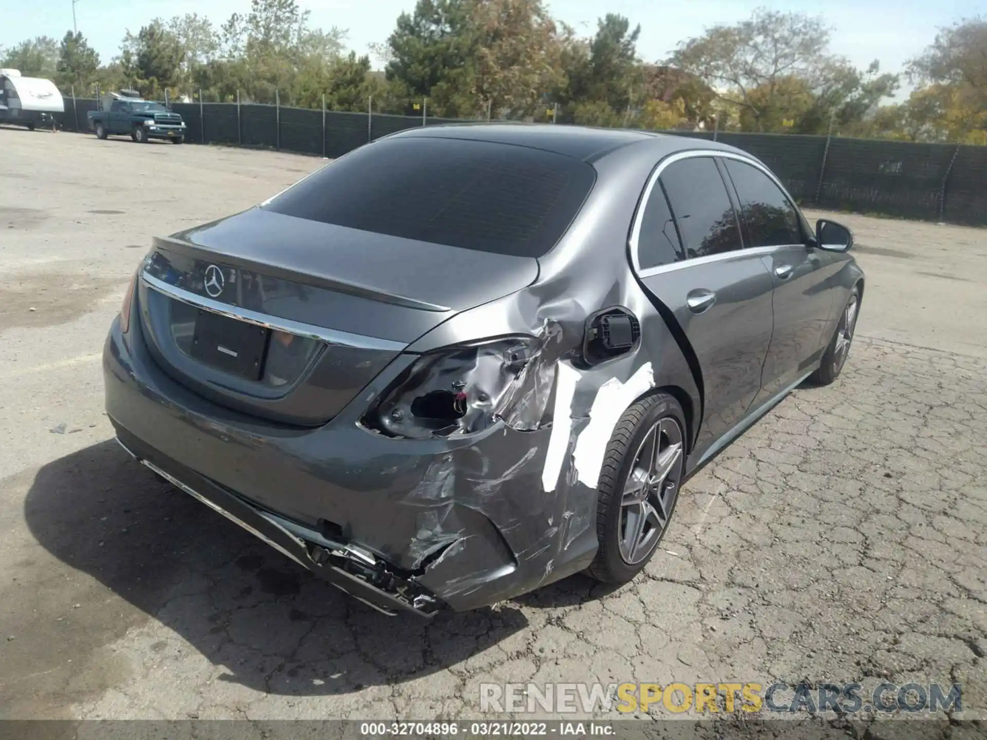 6 Photograph of a damaged car W1KWF8DB7MR632116 MERCEDES-BENZ C-CLASS 2021