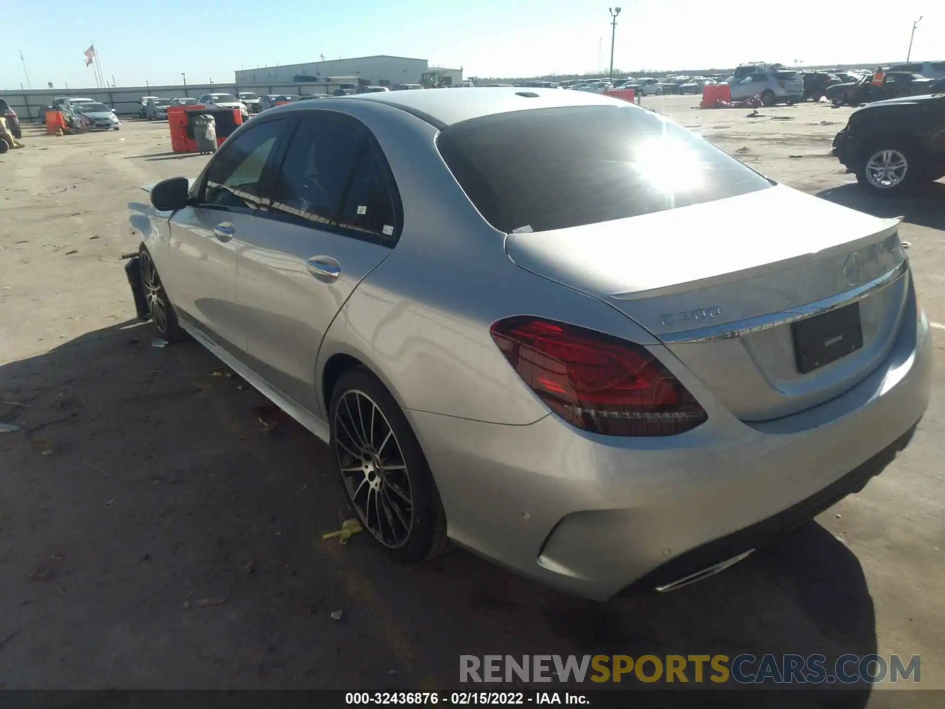 3 Photograph of a damaged car W1KWF8DB7MR636294 MERCEDES-BENZ C-CLASS 2021