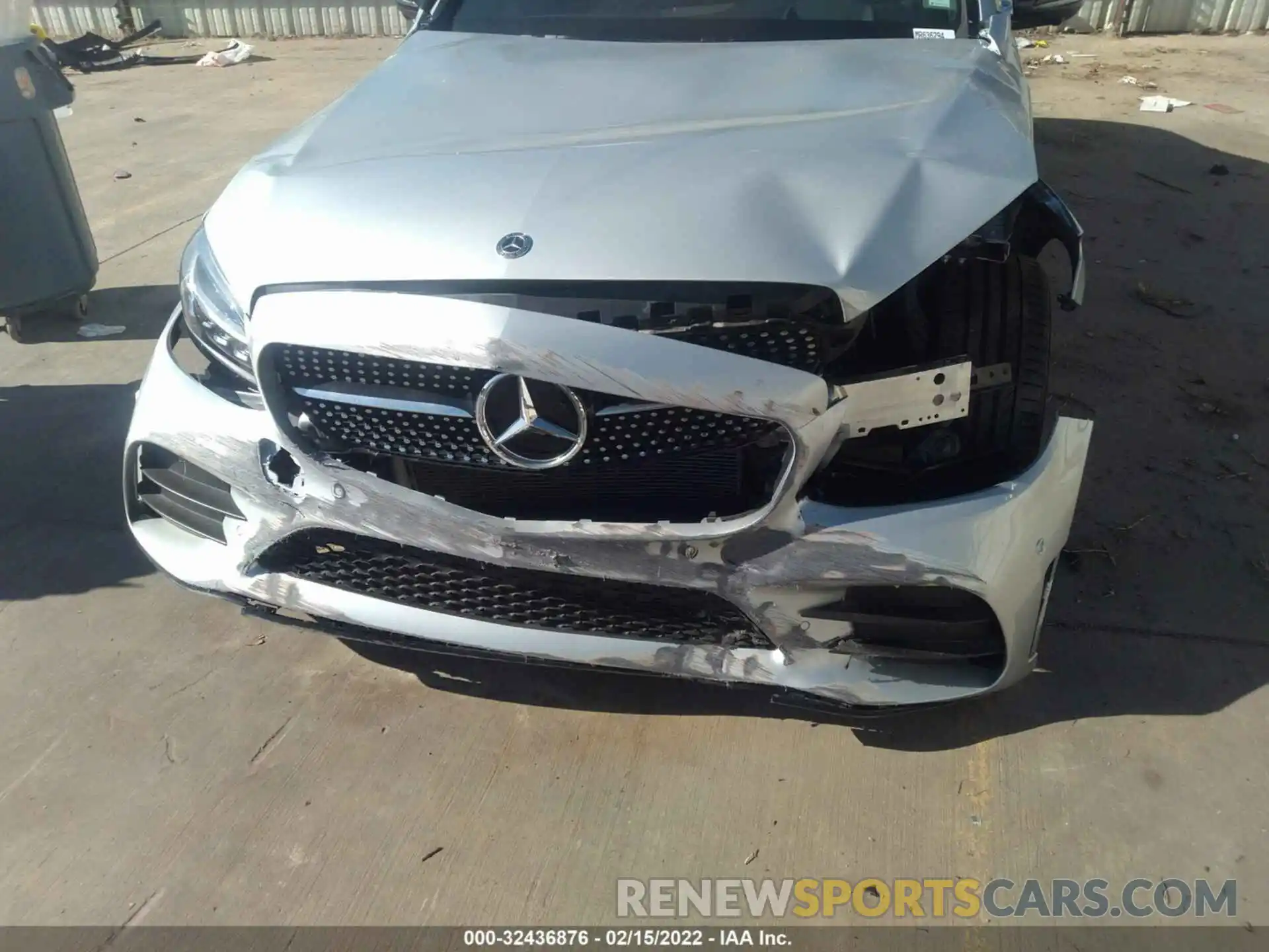 6 Photograph of a damaged car W1KWF8DB7MR636294 MERCEDES-BENZ C-CLASS 2021