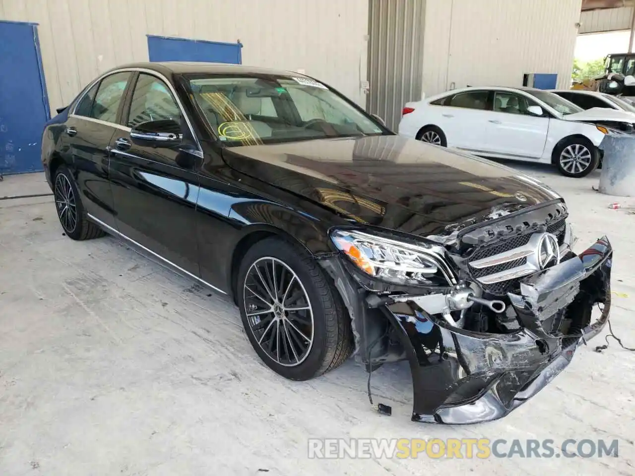 1 Photograph of a damaged car W1KWF8DB7MR640071 MERCEDES-BENZ C-CLASS 2021