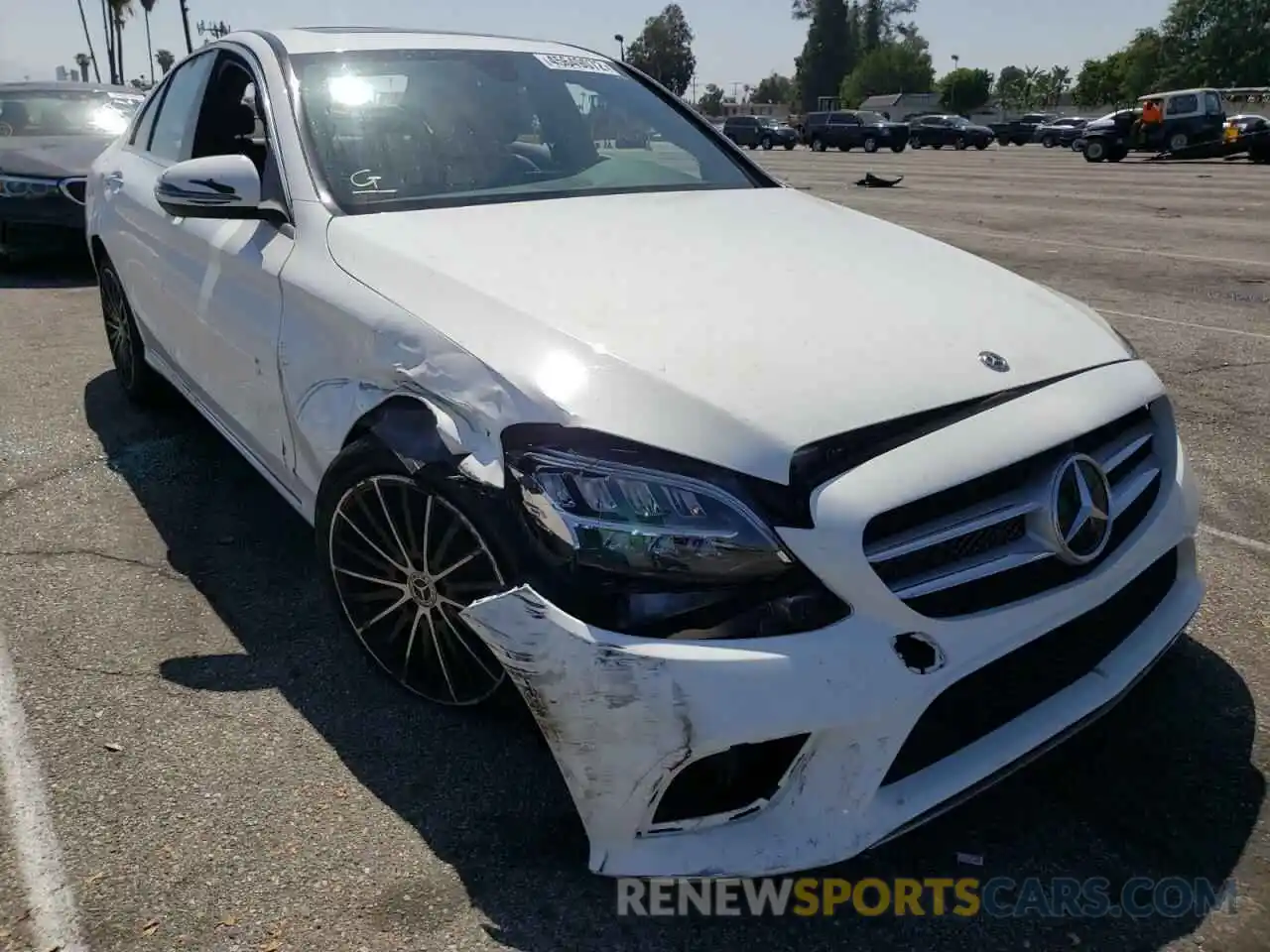 1 Photograph of a damaged car W1KWF8DB7MR644654 MERCEDES-BENZ C-CLASS 2021