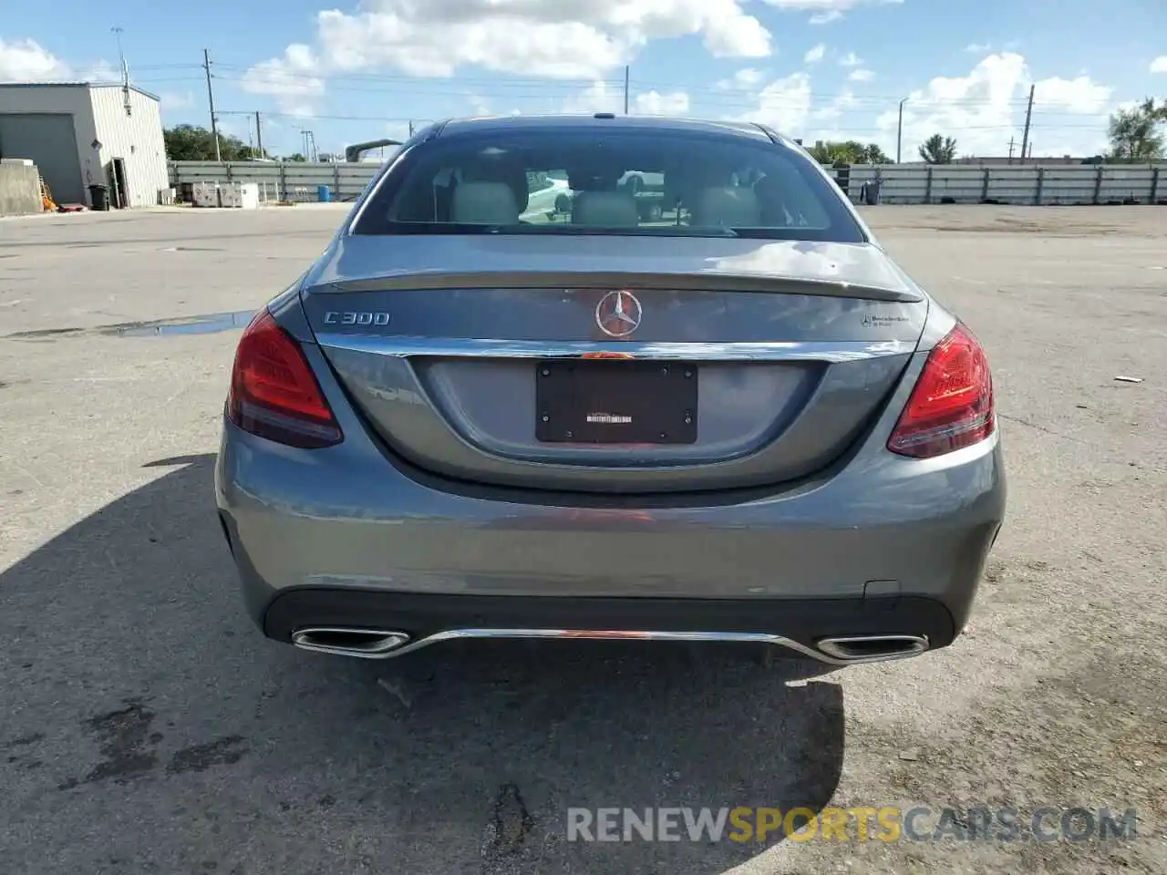 6 Photograph of a damaged car W1KWF8DB7MR651975 MERCEDES-BENZ C-CLASS 2021