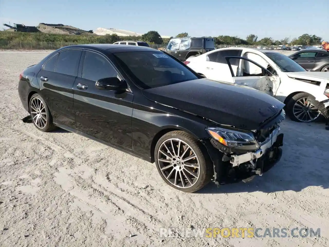 1 Photograph of a damaged car W1KWF8DB7MR652351 MERCEDES-BENZ C-CLASS 2021