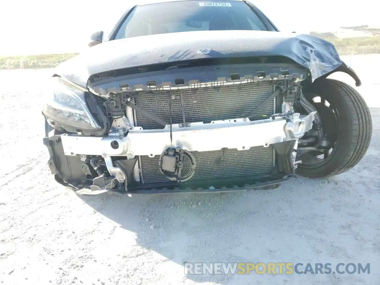 9 Photograph of a damaged car W1KWF8DB7MR652351 MERCEDES-BENZ C-CLASS 2021