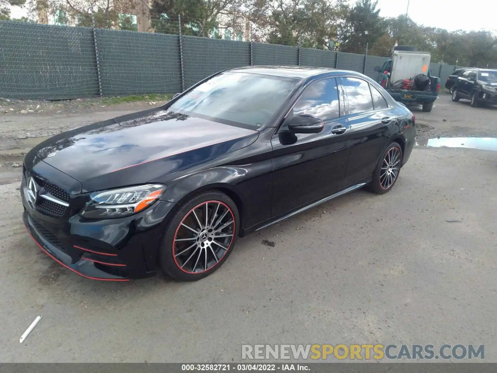 2 Photograph of a damaged car W1KWF8DB8MR618192 MERCEDES-BENZ C-CLASS 2021