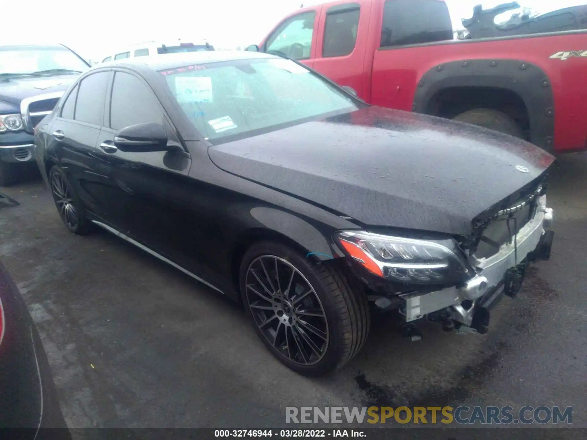 1 Photograph of a damaged car W1KWF8DB8MR639527 MERCEDES-BENZ C-CLASS 2021