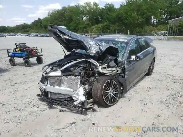 2 Photograph of a damaged car W1KWF8DB8MR640516 MERCEDES-BENZ C-CLASS 2021