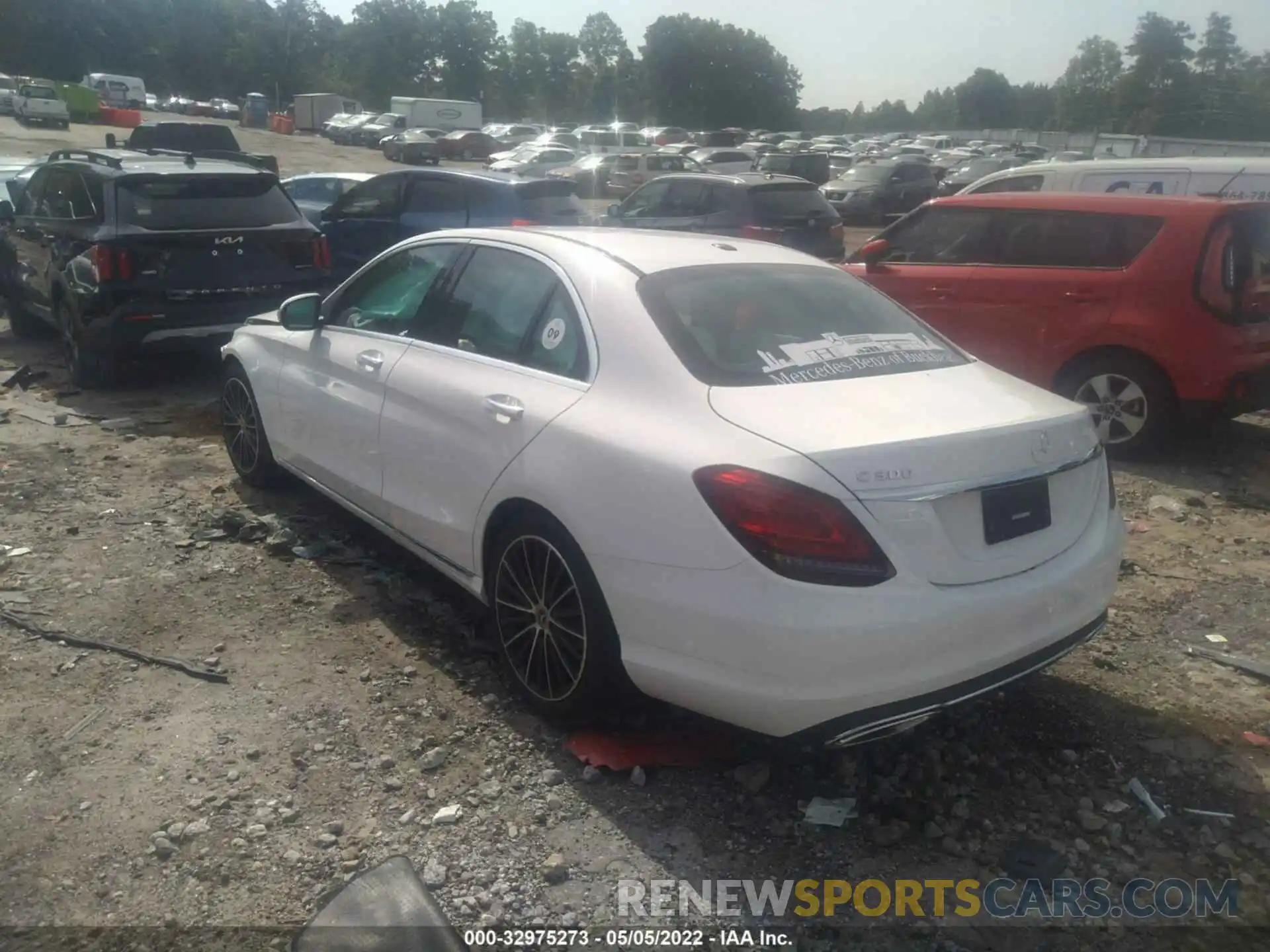 3 Photograph of a damaged car W1KWF8DB8MR644369 MERCEDES-BENZ C-CLASS 2021