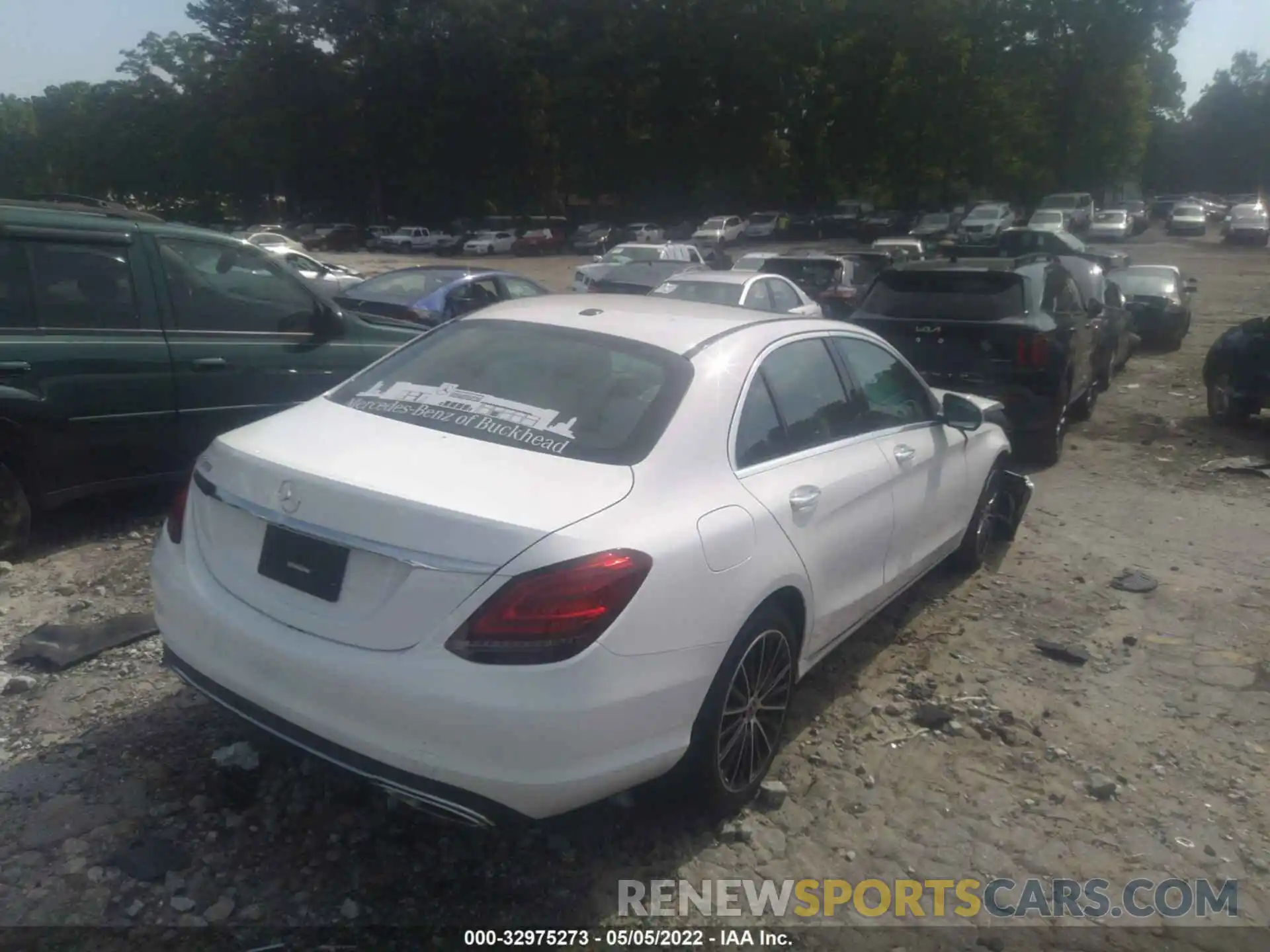 4 Photograph of a damaged car W1KWF8DB8MR644369 MERCEDES-BENZ C-CLASS 2021