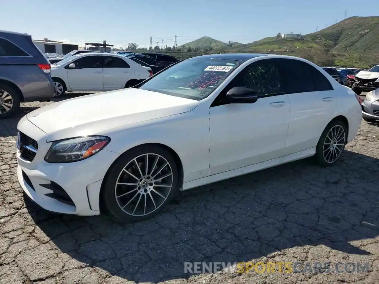 1 Photograph of a damaged car W1KWF8DB8MR646607 MERCEDES-BENZ C-CLASS 2021