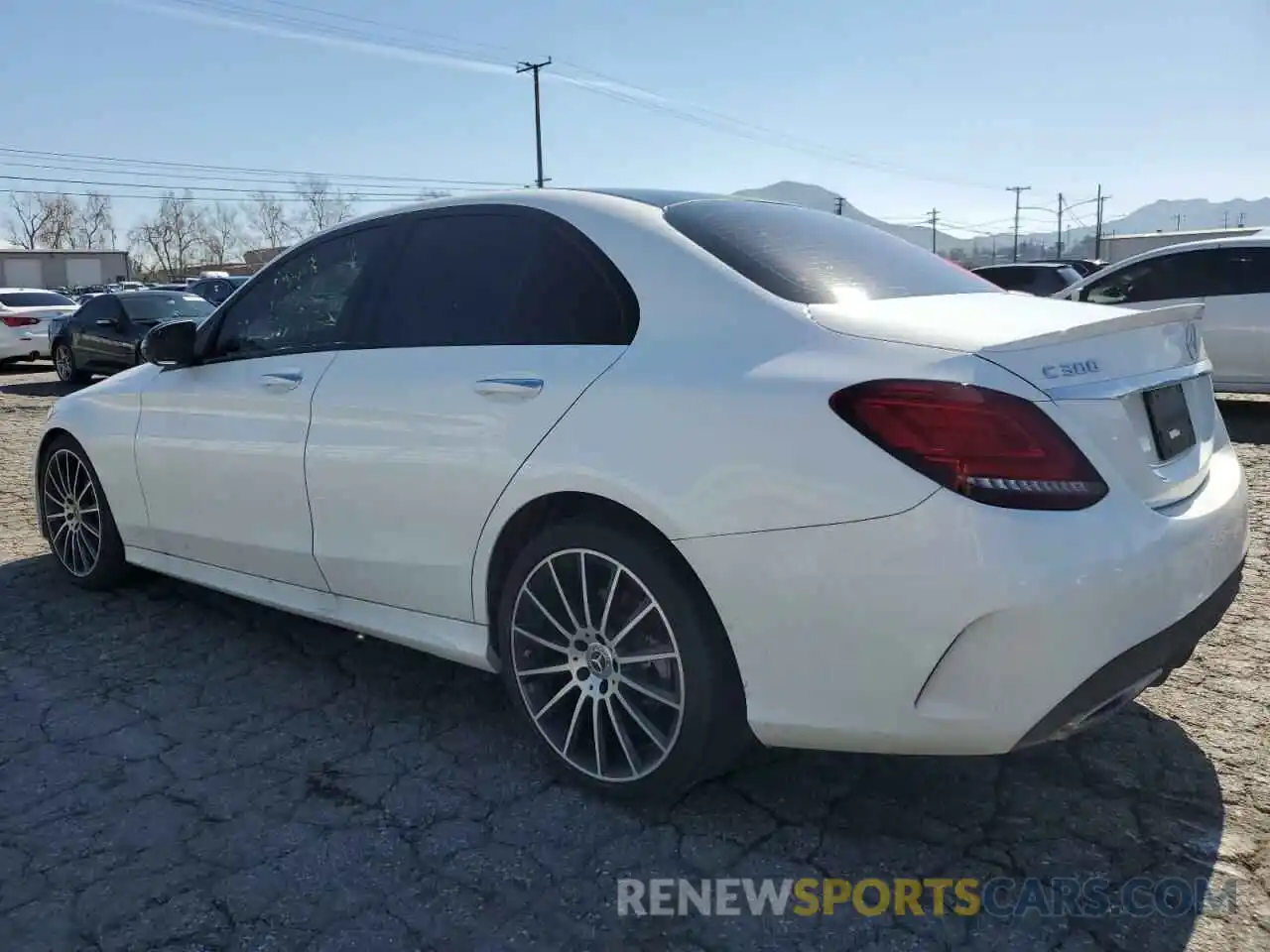 2 Photograph of a damaged car W1KWF8DB8MR646607 MERCEDES-BENZ C-CLASS 2021