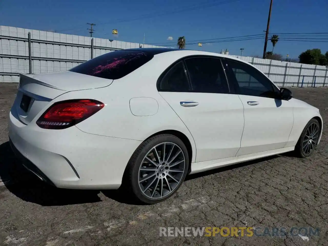 3 Photograph of a damaged car W1KWF8DB8MR646607 MERCEDES-BENZ C-CLASS 2021