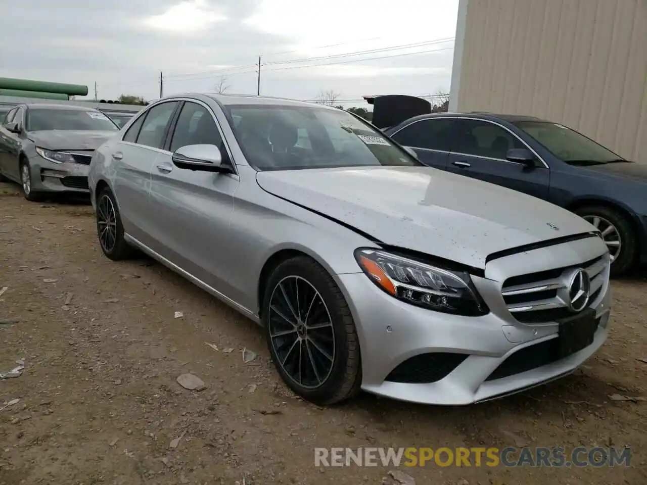 1 Photograph of a damaged car W1KWF8DB8MR651838 MERCEDES-BENZ C-CLASS 2021