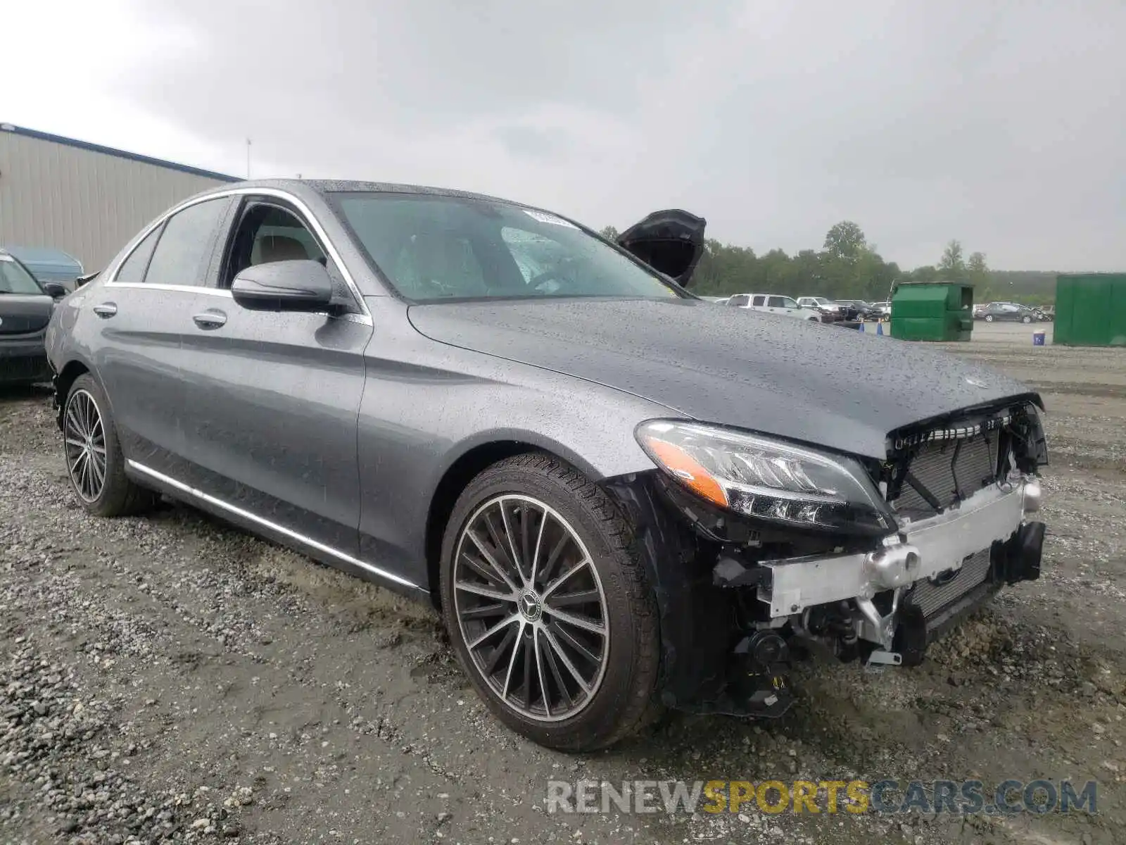 1 Photograph of a damaged car W1KWF8DB9MR614183 MERCEDES-BENZ C-CLASS 2021