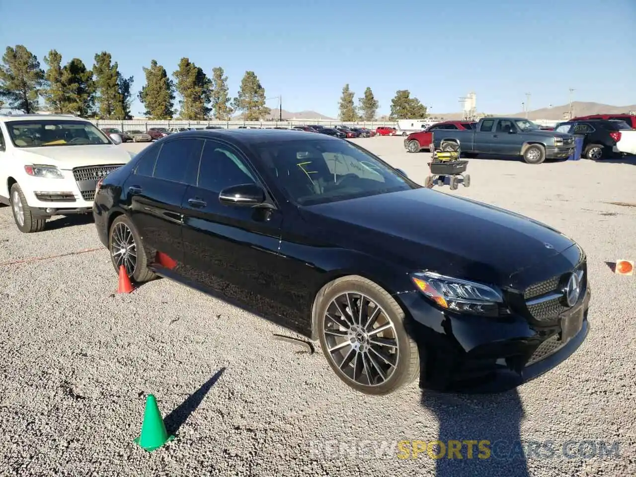 1 Photograph of a damaged car W1KWF8DB9MR617133 MERCEDES-BENZ C-CLASS 2021