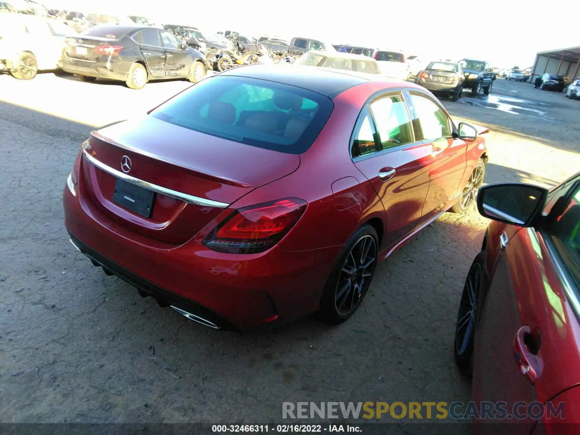 4 Photograph of a damaged car W1KWF8DB9MR620243 MERCEDES-BENZ C-CLASS 2021