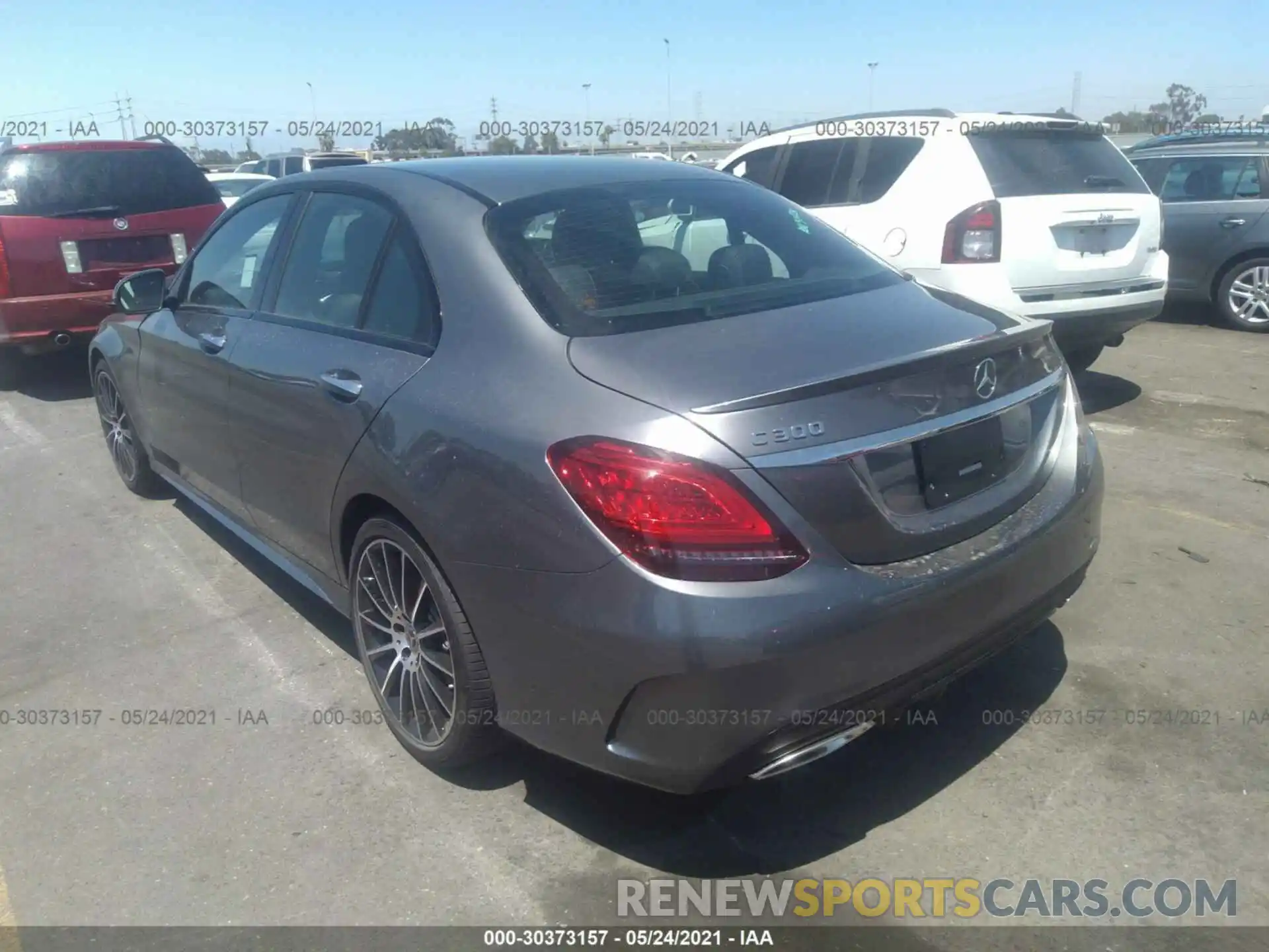 3 Photograph of a damaged car W1KWF8DB9MR622106 MERCEDES-BENZ C-CLASS 2021