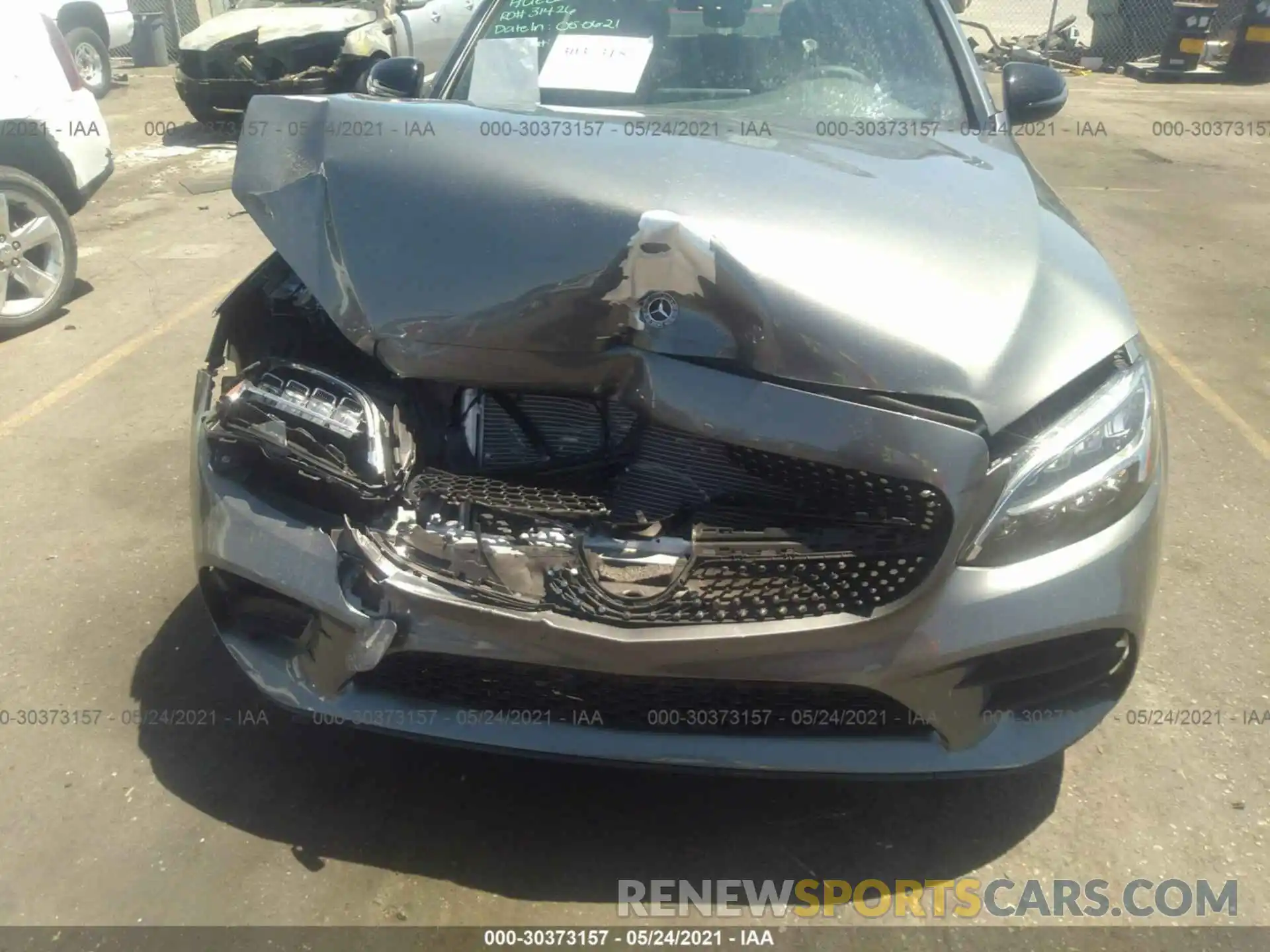 6 Photograph of a damaged car W1KWF8DB9MR622106 MERCEDES-BENZ C-CLASS 2021