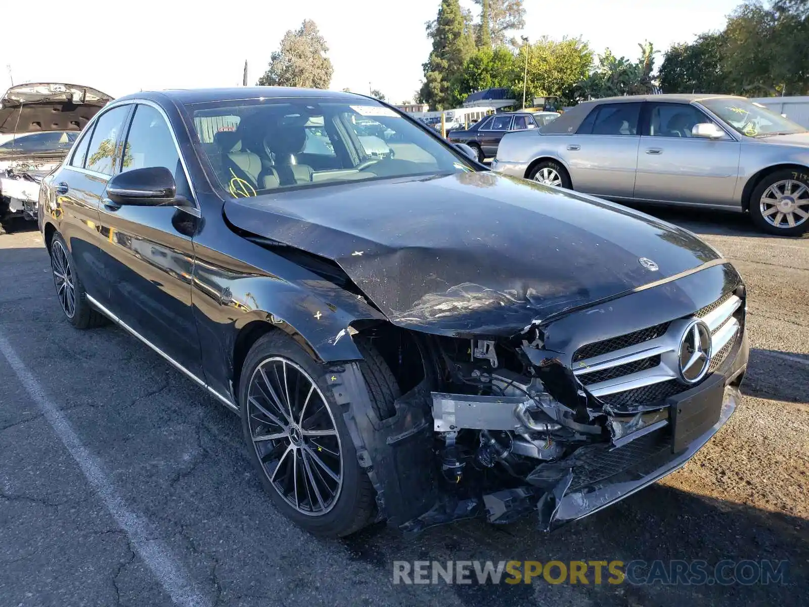 1 Photograph of a damaged car W1KWF8DB9MR627211 MERCEDES-BENZ C-CLASS 2021