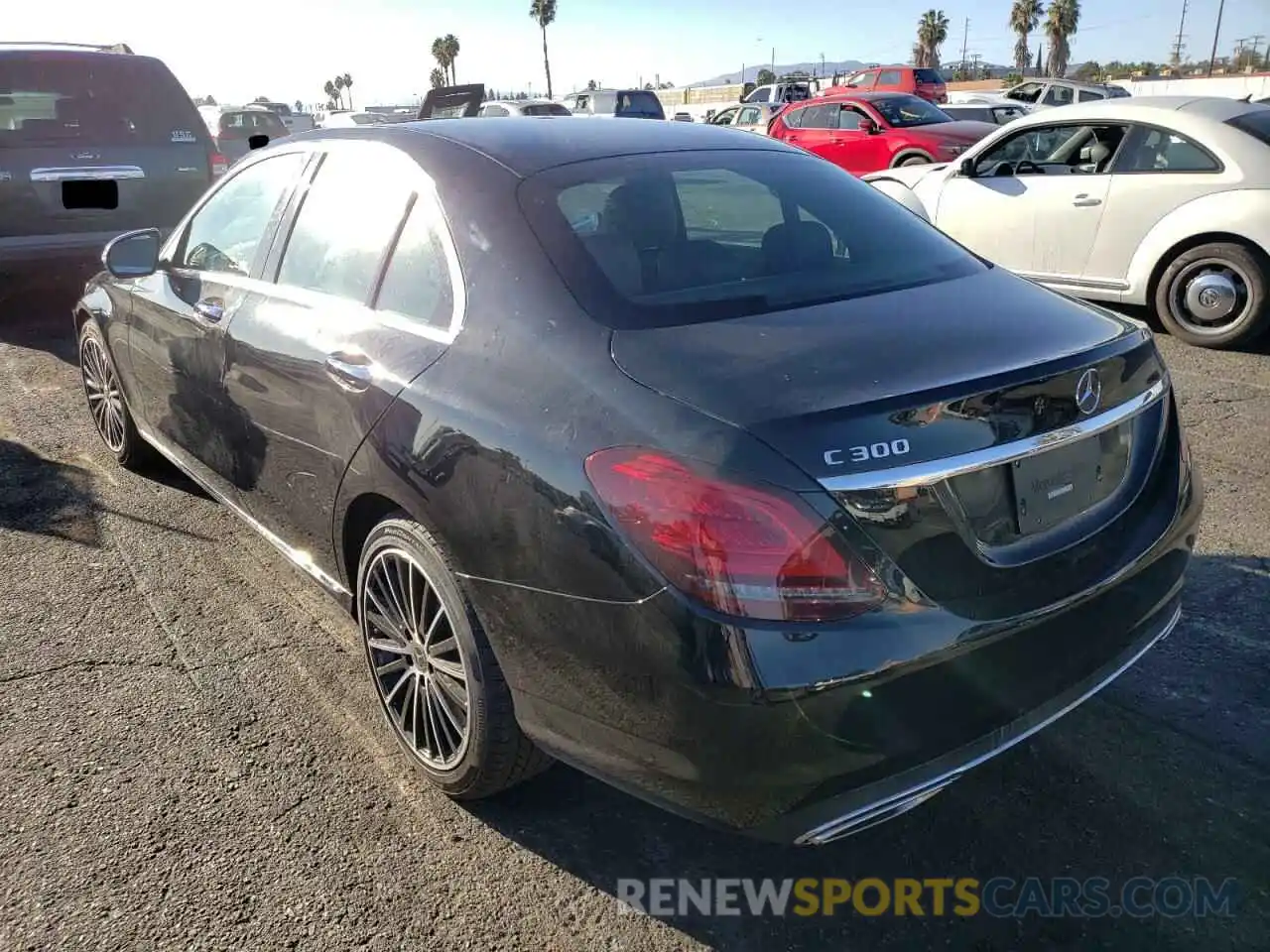 3 Photograph of a damaged car W1KWF8DB9MR627211 MERCEDES-BENZ C-CLASS 2021