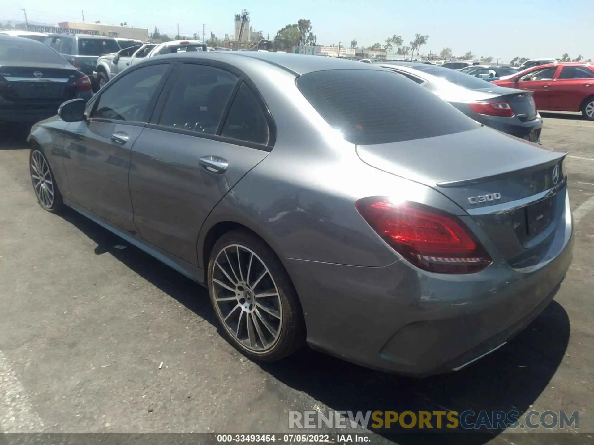 3 Photograph of a damaged car W1KWF8DB9MR635972 MERCEDES-BENZ C-CLASS 2021