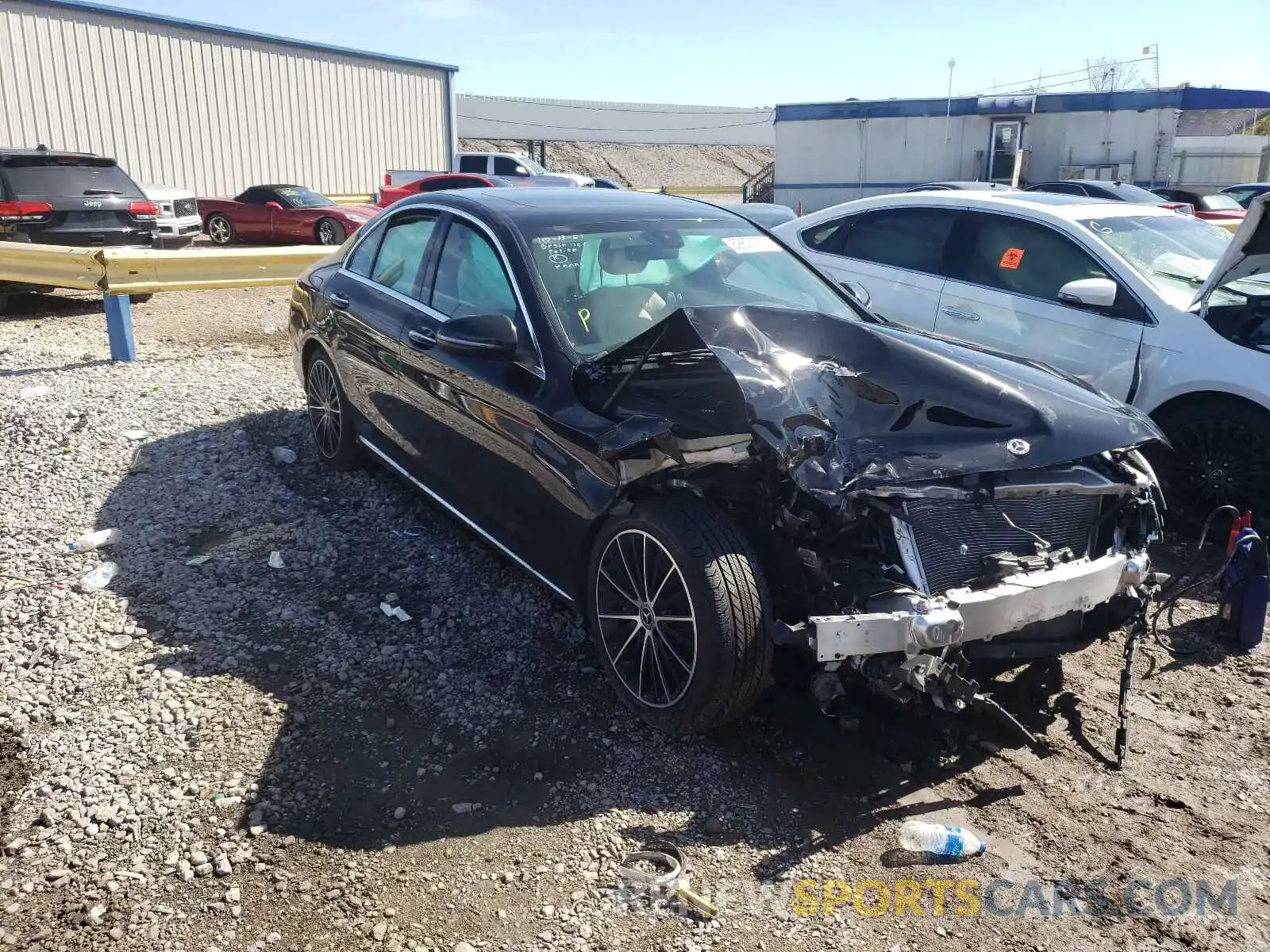 1 Photograph of a damaged car W1KWF8DB9MR645109 MERCEDES-BENZ C-CLASS 2021