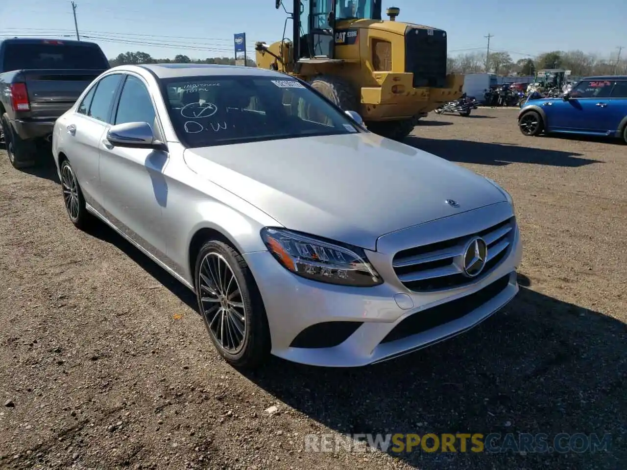 1 Photograph of a damaged car W1KWF8DB9MR645675 MERCEDES-BENZ C-CLASS 2021