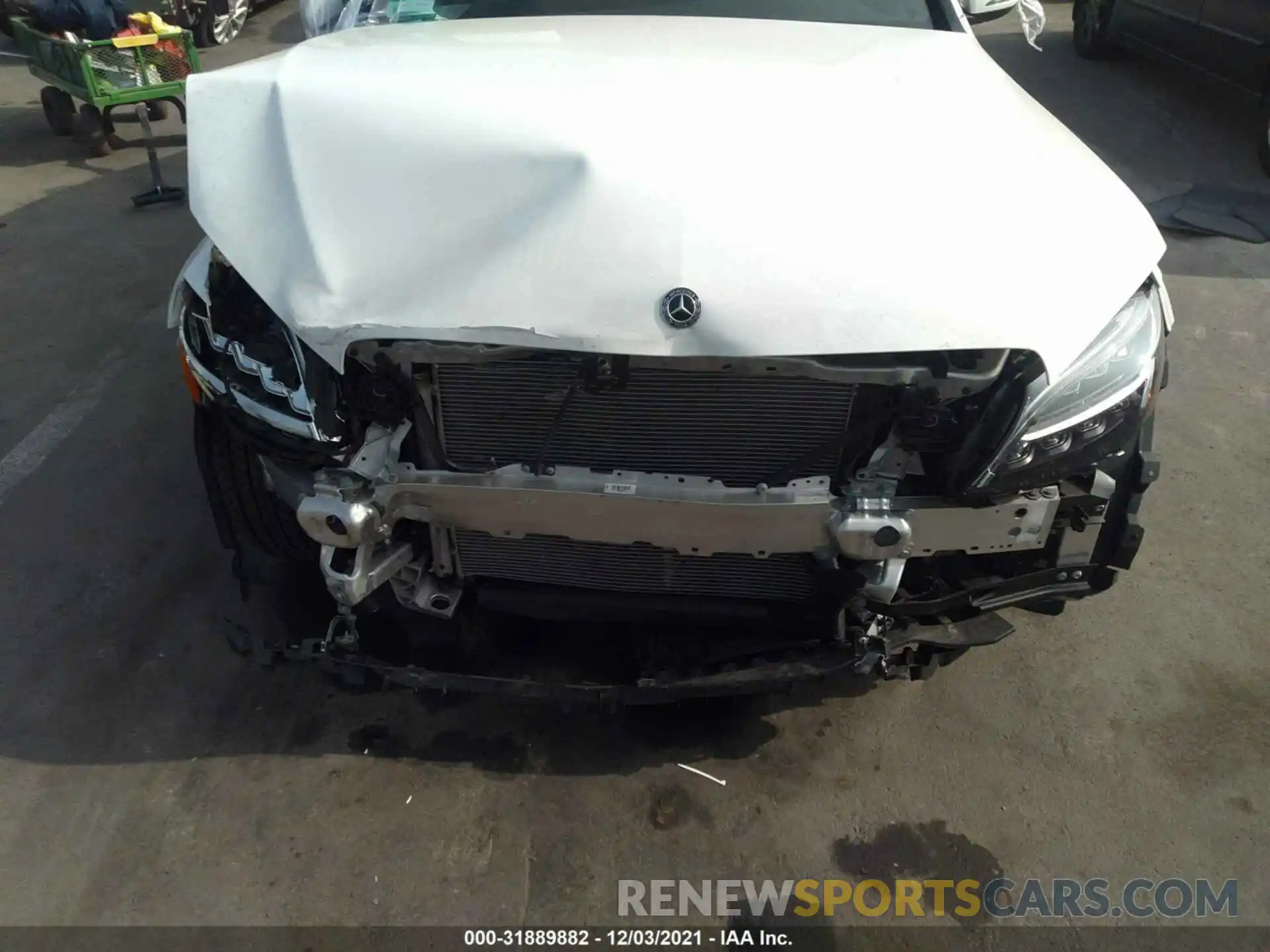 6 Photograph of a damaged car W1KWF8DB9MR647670 MERCEDES-BENZ C-CLASS 2021