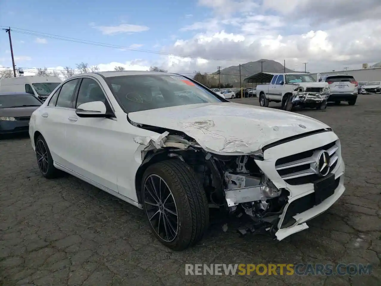 1 Photograph of a damaged car W1KWF8DBXMR607498 MERCEDES-BENZ C-CLASS 2021