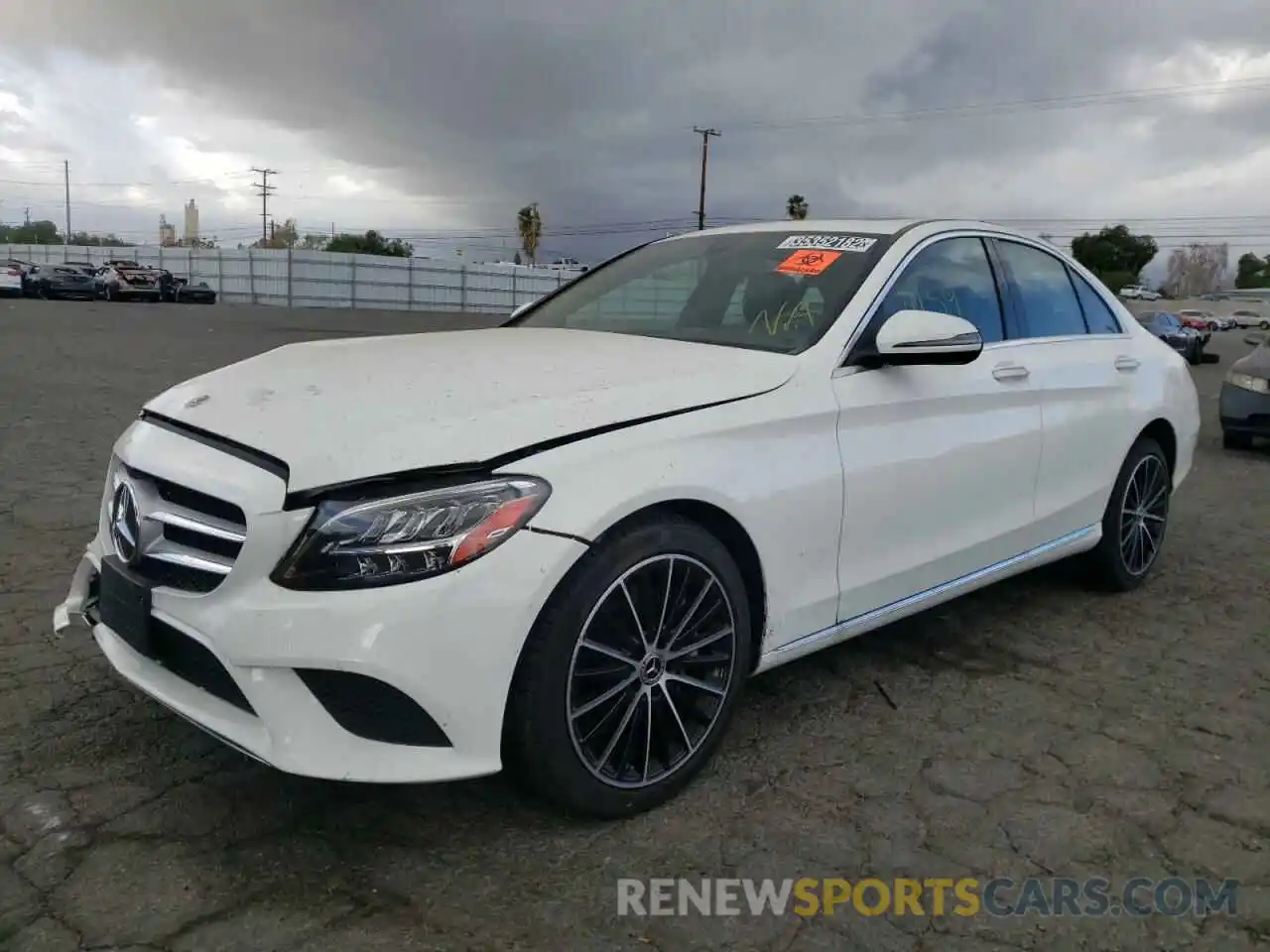 2 Photograph of a damaged car W1KWF8DBXMR607498 MERCEDES-BENZ C-CLASS 2021