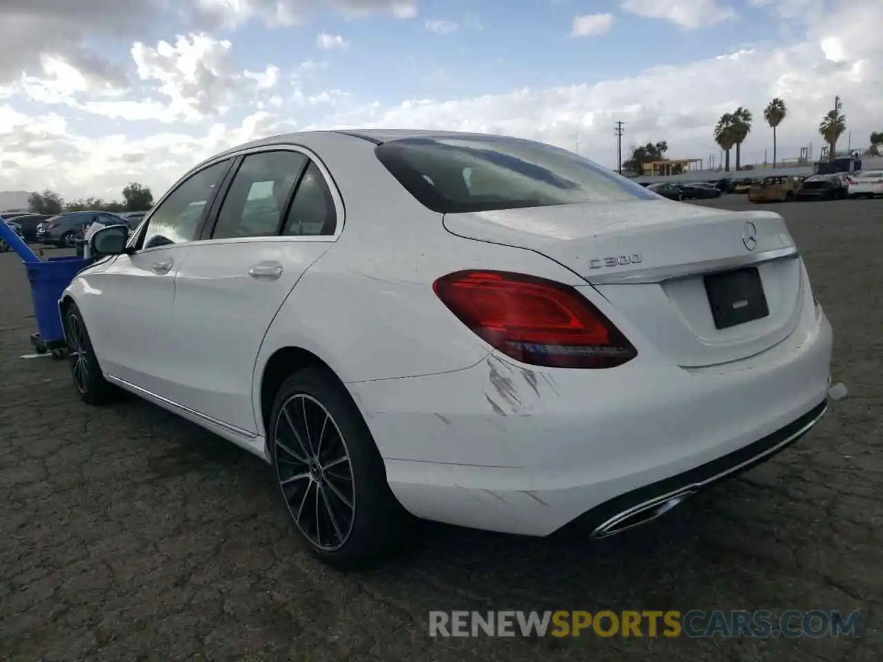 3 Photograph of a damaged car W1KWF8DBXMR607498 MERCEDES-BENZ C-CLASS 2021