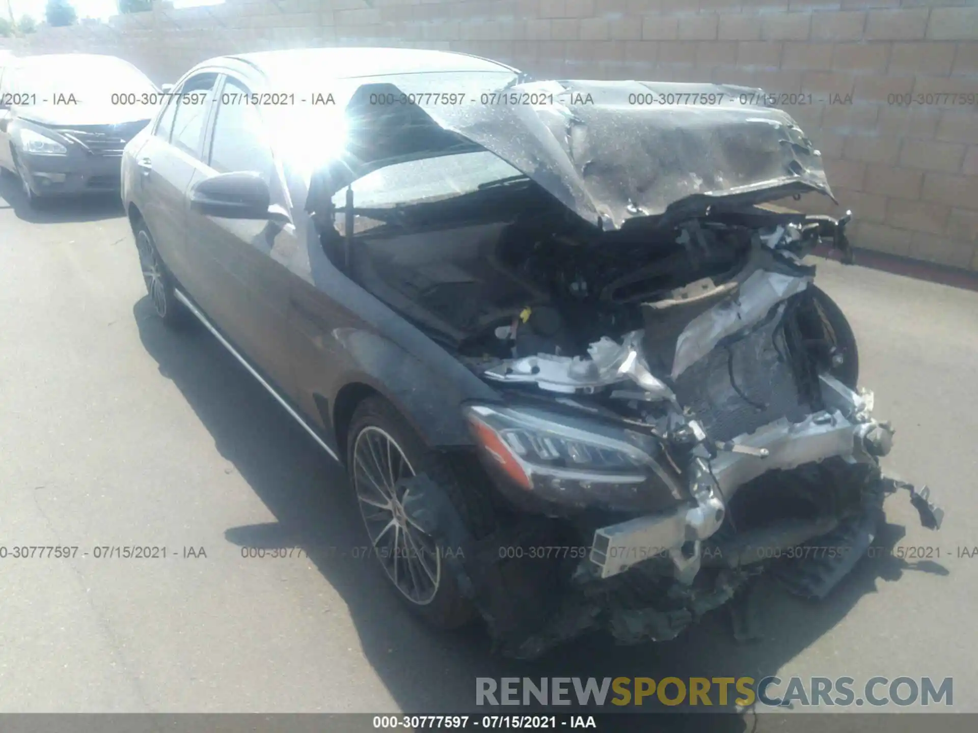 1 Photograph of a damaged car W1KWF8DBXMR615486 MERCEDES-BENZ C-CLASS 2021