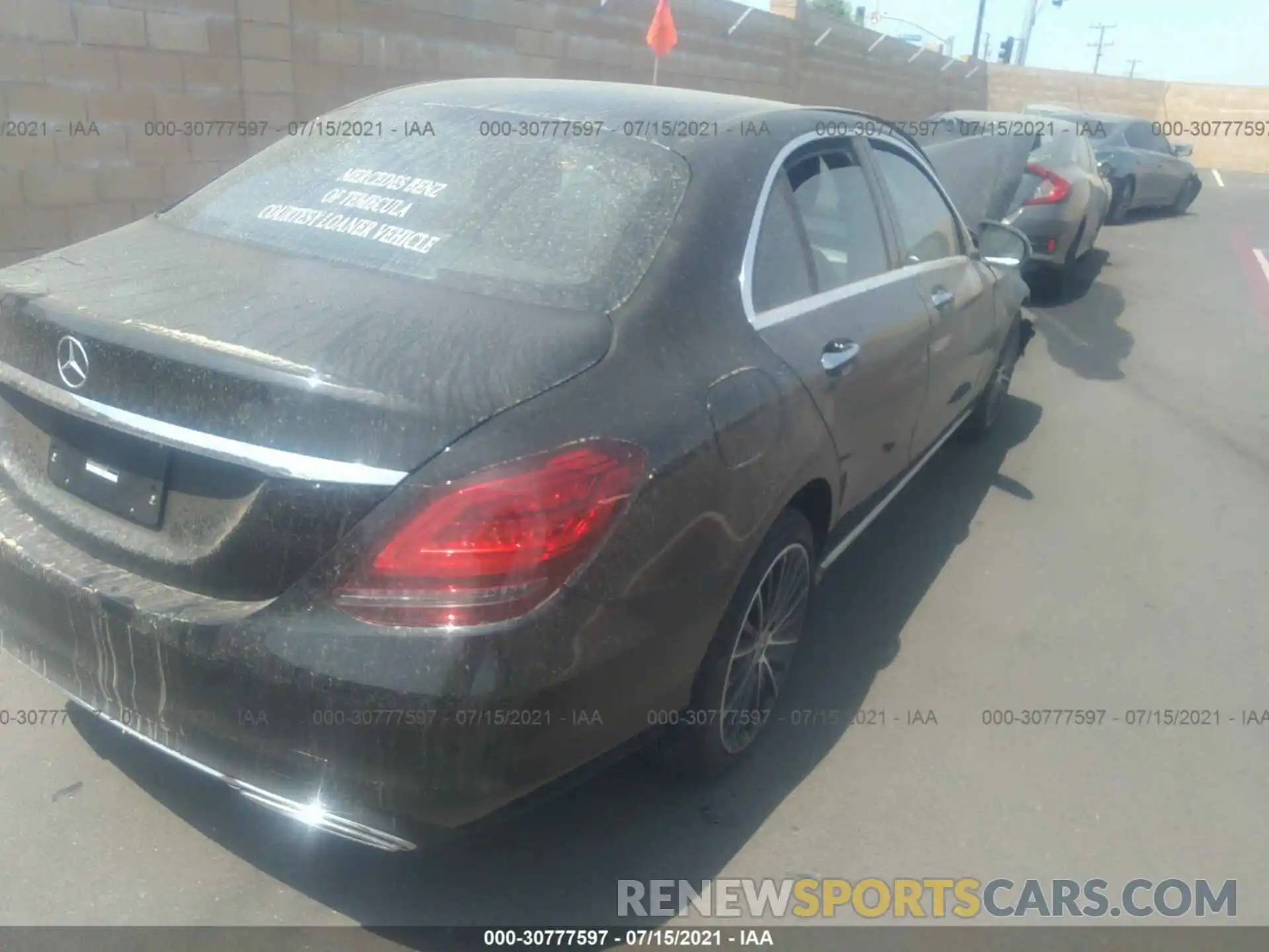 4 Photograph of a damaged car W1KWF8DBXMR615486 MERCEDES-BENZ C-CLASS 2021