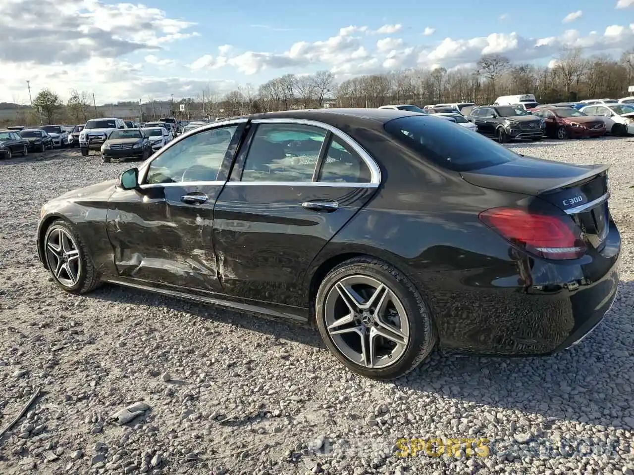 2 Photograph of a damaged car W1KWF8DBXMR618940 MERCEDES-BENZ C-CLASS 2021