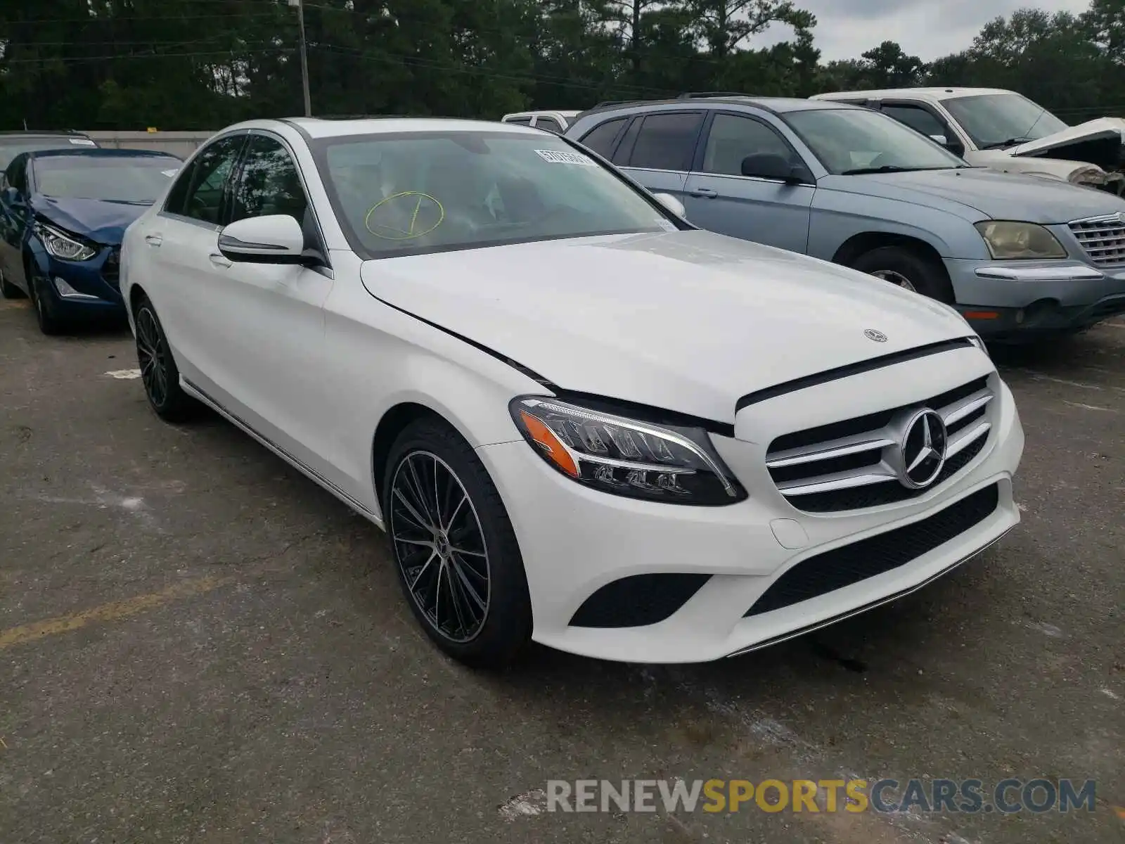 1 Photograph of a damaged car W1KWF8DBXMR624088 MERCEDES-BENZ C-CLASS 2021