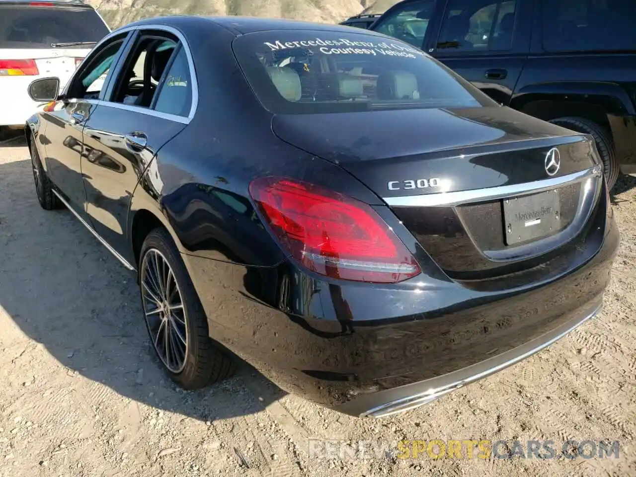 3 Photograph of a damaged car W1KWF8DBXMR637052 MERCEDES-BENZ C-CLASS 2021