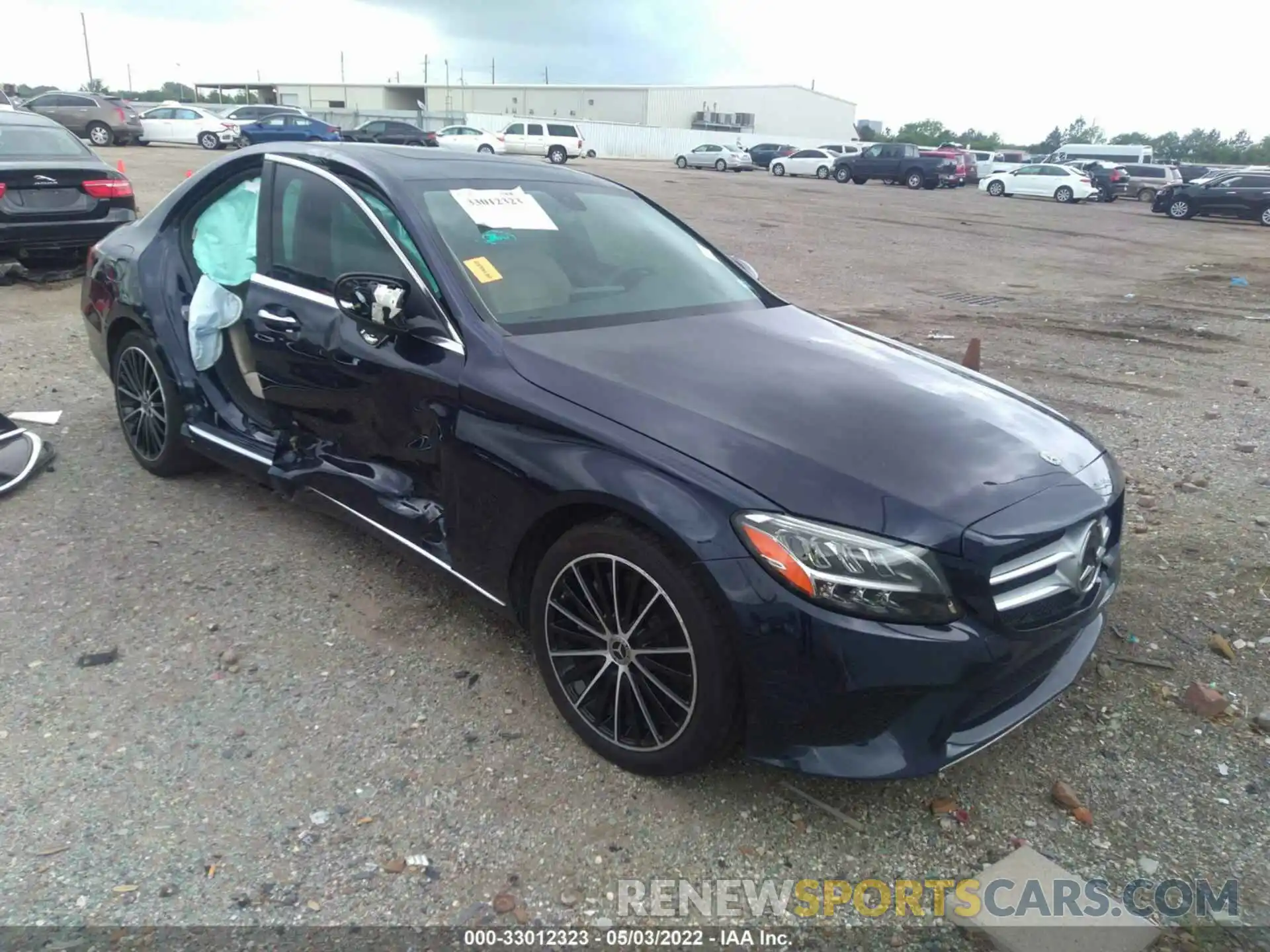 1 Photograph of a damaged car W1KWF8DBXMR643367 MERCEDES-BENZ C-CLASS 2021